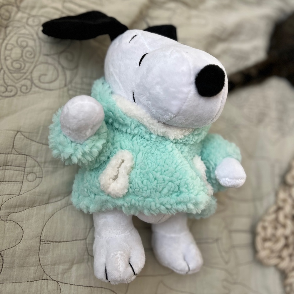 Snoopy with sweater hoodie NWT